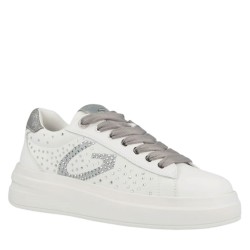 Sneakers scarpe Donna Marca GUARDIANI Art.GL61514A1 Colore Bianco Argento