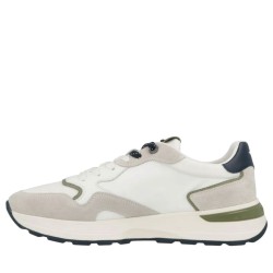 Sneakers scarpe Uomo Marca GUARDIANI Art.GM61030A1 Colore Bianco Grigio Verde