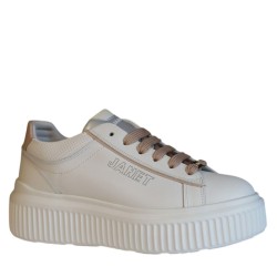 Sneakers scarpe Donna Marca JANET&JANET Art.J572 Colore Bianco Rosa
