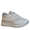Sneakers scarpe Donna Marca JANET&JANET Art.J590 Colore Bianco Argento