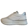 Sneakers scarpe Donna Marca JANET&JANET Art.J590 Colore Bianco Argento