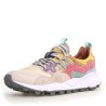 Sneakers scarpe Donna Marca FLOWER MOUNTAIN Art.YAMANO3 O Colore Beige Rosa