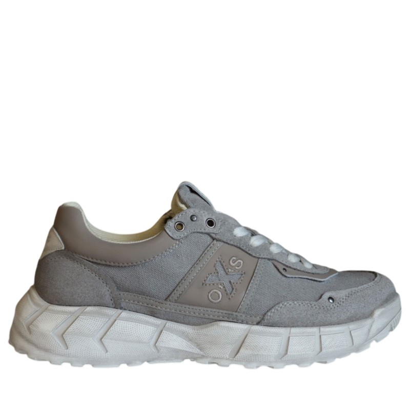 Sneakers scarpe Uomo Marca OXS Art.OXM005301 Colore Grigio